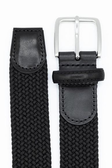 Stretch Elastic Belt for Men in Black