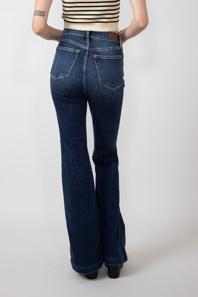 Judy Blue High Rise Angled Side Flare Jeans for Women | 82538-DK