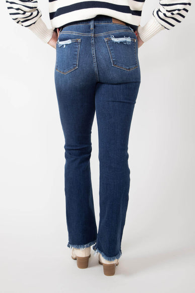 Judy Blue High Rise Frayed Hem Bootcut Jeans for Women