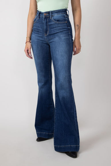 Judy Blue High Rise Wide Hem Flare Jeans for Women 