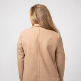 Love Tree Long Coat for Women in Camel