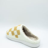 MIA Checker Slippers for Women in Oatmeal