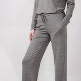 Mono B Hatchi Wide Leg Pants for Women in Urban Grey