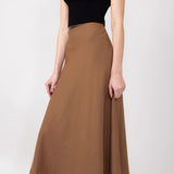 Mustard Seed Knit Maxi Skirt for Women in Peanut