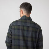 North River Waffle Lined Shirt Jacket for Men in Charcoal