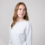 Crewneck Sweater for Women in Grey