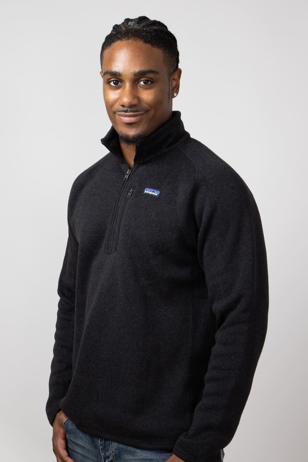 Patagonia half zip fleece mens sale