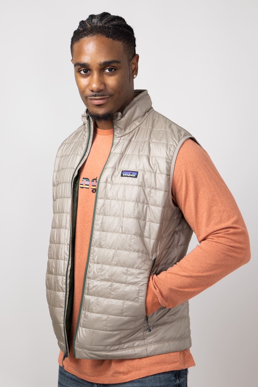 Patagonia Men s Nano Puff Vest in Seabird Grey 84242 SBDY Glik s