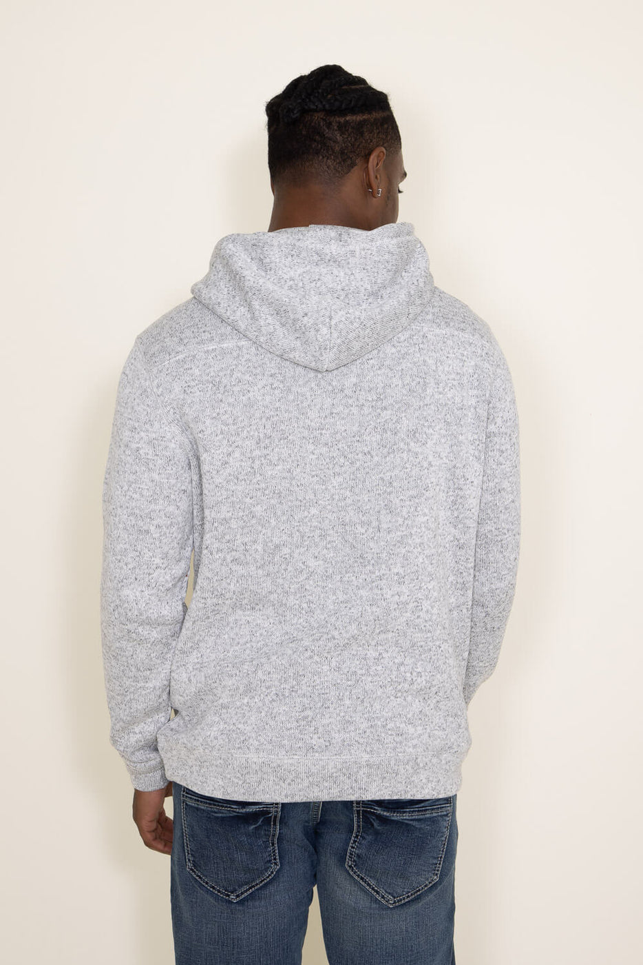 Quiksilver Keller Hoodie for Men in Light Grey Heather