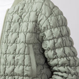 Quilted Puffer Jacket for Women in Sage