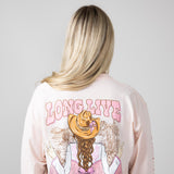 Simply Southern Women's Long Sleeve Cowgirls for Women in Creme