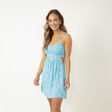 Roxy Hot Tropics Mini Dress for Women in Blue