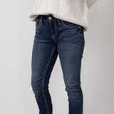 Silver Jeans Mid Rise Girlfriend Jeans for Women