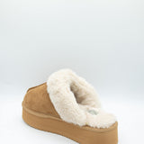 Simply Southern Open Platform Slippers for Women in Brown