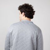 Simply Southern Quilted Pullover for Men in Ash