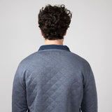 Simply Southern Quilted Pullover for Men in Slate