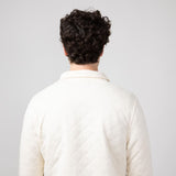 Simply Southern Quilted Shacket for Men in Beige