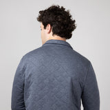 Simply Southern Quilted Shacket for Men in Slate