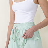 Simply Southern Running Shorts for Women in Mint