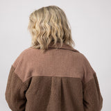 Simply Southern Soft Shacket for Women in Brown 