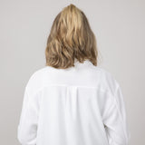 Simply Southern Solid Fleece Shacket for Women in Ivory