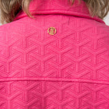 Simply Southern Quilted Shacket for Women in Pink 