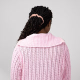 Simply Southern So Soft Quarter Zip Sweater for Women in Candy Pink