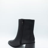 Soda Chukar Tapered Heel Booties for Women in Black