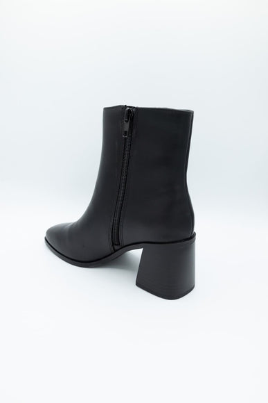 Soda Chukar Tapered Heel Booties for Women in Black