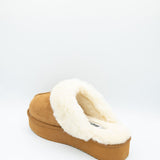 Soda Darwin Platform Slipper for Women in Tan