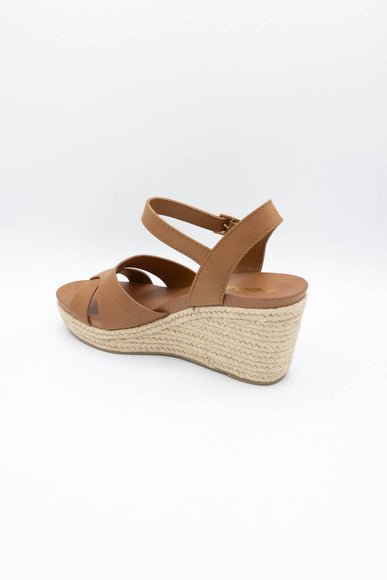 Soda Front Rope Wedges for Women in Brown