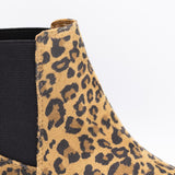 Soda Teapot Booties for Women in Leopard