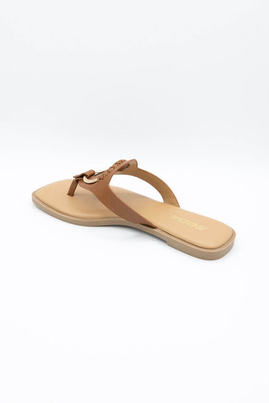 Soda Sedric Sandals for Women in Tan