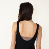 Sweater Tank Top for Women in Black