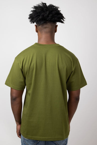 The North Face Box Fit T-Shirt for Men in Forest Olive 