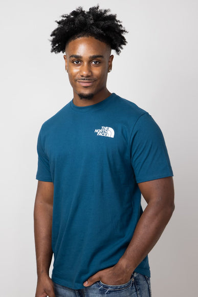 The North Face Box NSE T-Shirt for Men in Midnight Petrol 