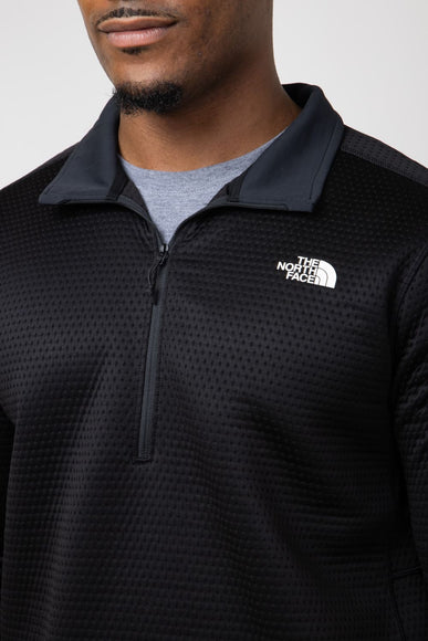 The North Face DotKnit Thermal 1/4/ Zip for Men in Black