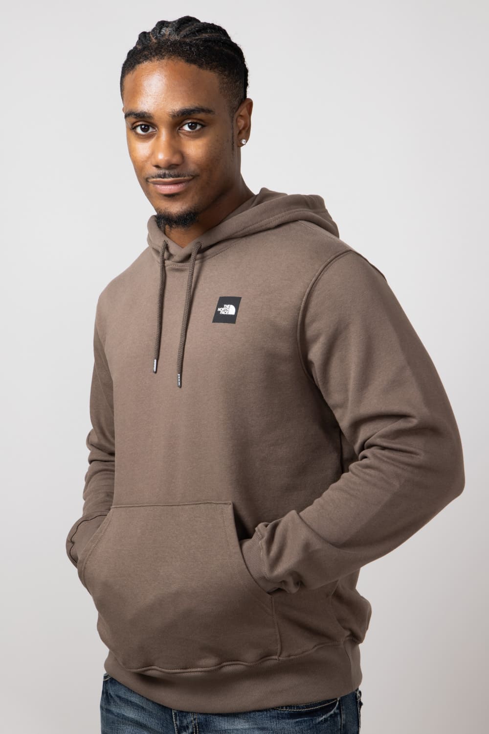 The North Face Box Logo Hoodie for Men in Brown NF0A8APS 1OI BRN Glik s