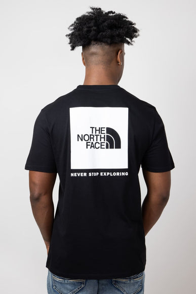 The North Face Box Logo T-Shirt for Men in Black