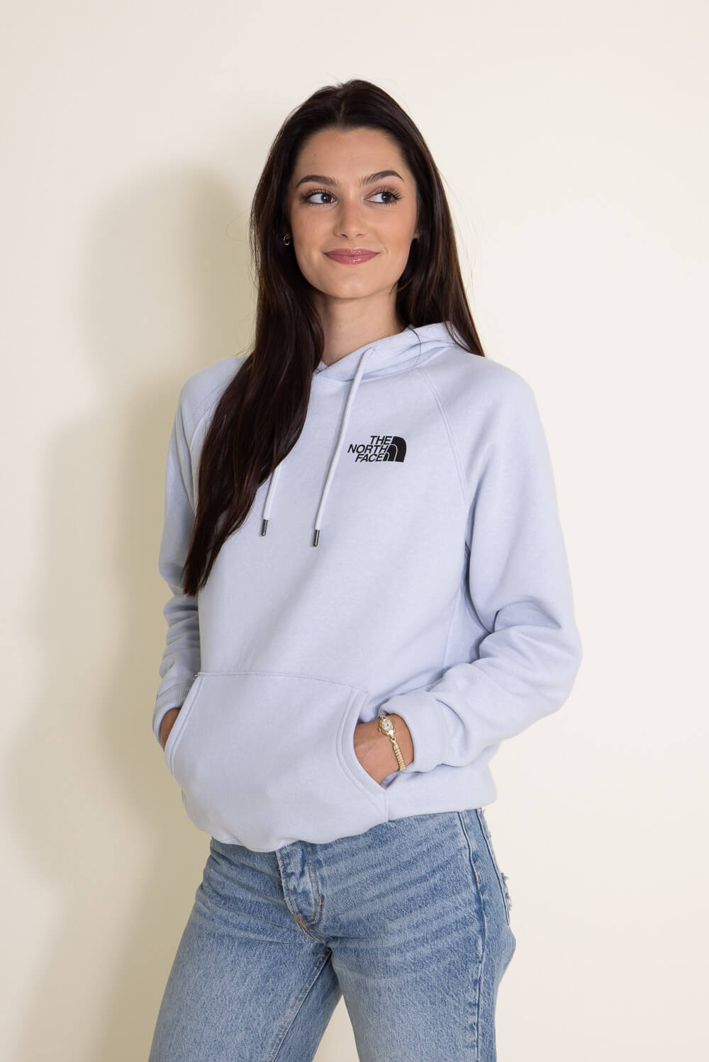 The North Face Box NSE Hoodie for Women in Purple NF0A7UON OTS