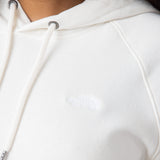 The North Face Evolution Hoodie for Women in White Dune