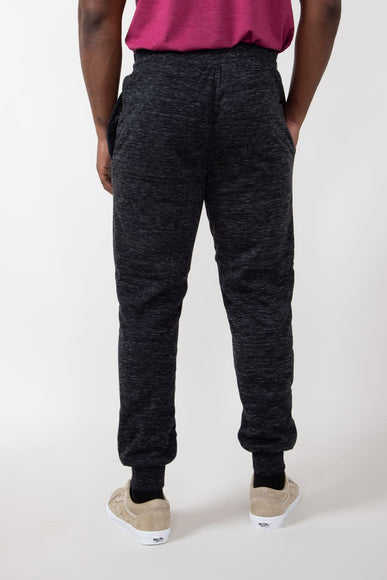 Sherpa Lined Joggers for Men in Black