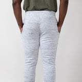 Sherpa Lined Joggers for Men in White