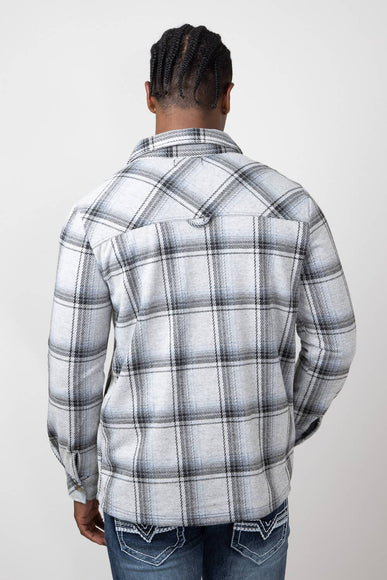 Thread & Supply Clark Shirt for Men in Black Grey Plaid