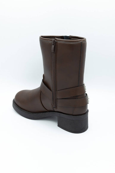 Top Moda Irene Booties for Women in Brown