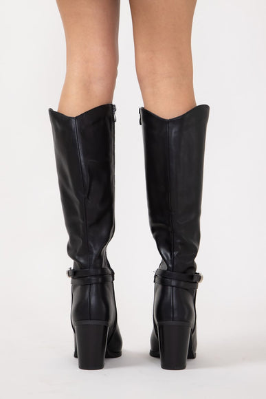 Top Moda Regent Tall Heeled Boots for Women in Black