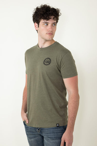 Troll Co Haggler T-Shirt for Men in Military Green