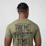 Troll Co Pay Me T-Shirt for Men in Green