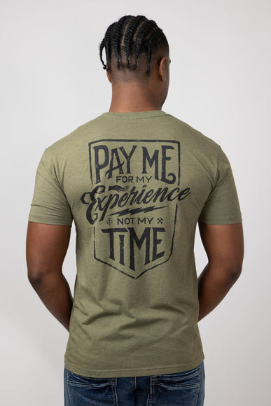 Troll Co Pay Me T-Shirt for Men in Green