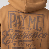 Troll Co. Pay Me Hoodie for Men in Saddle